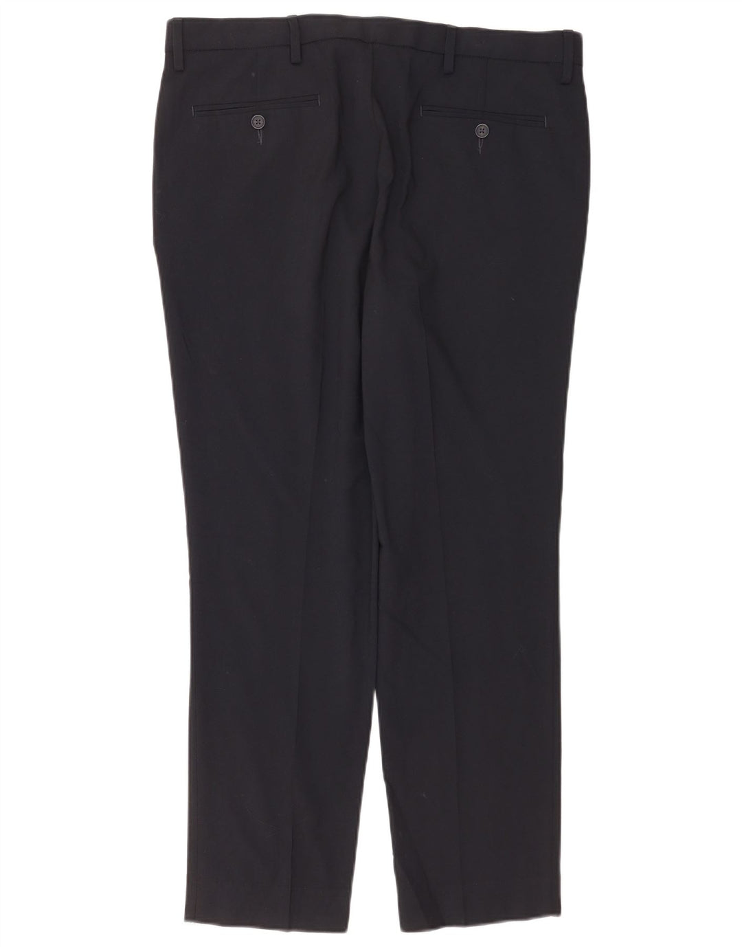 Marks & Spencer Pantalon Chino Slim Fit Homme W36 L29 Bleu Marine Polyester