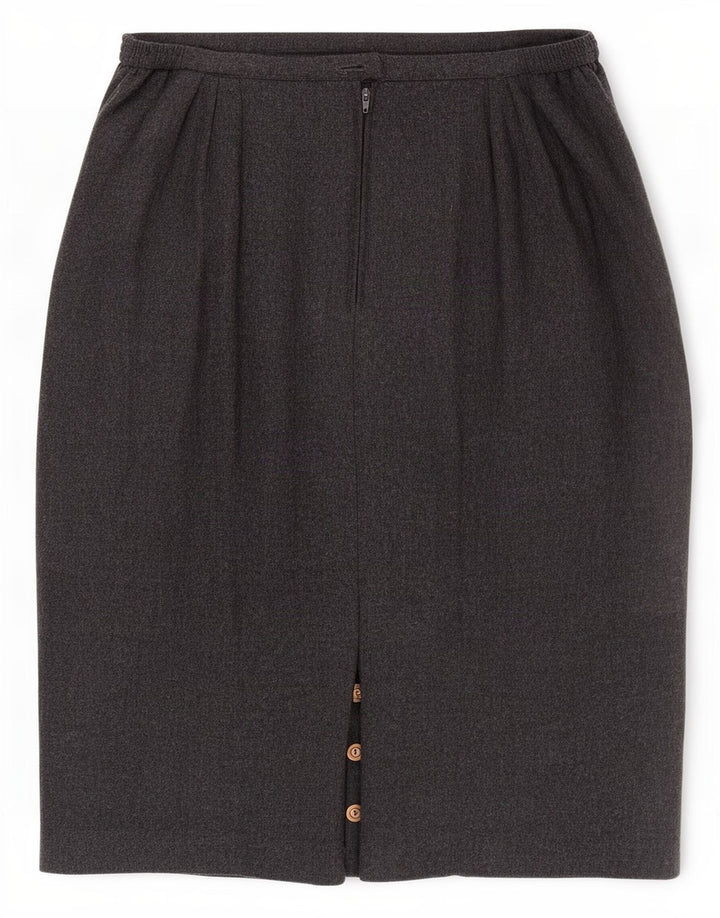 Brendella Jupe Crayon Femme Large W34 Laine Grise