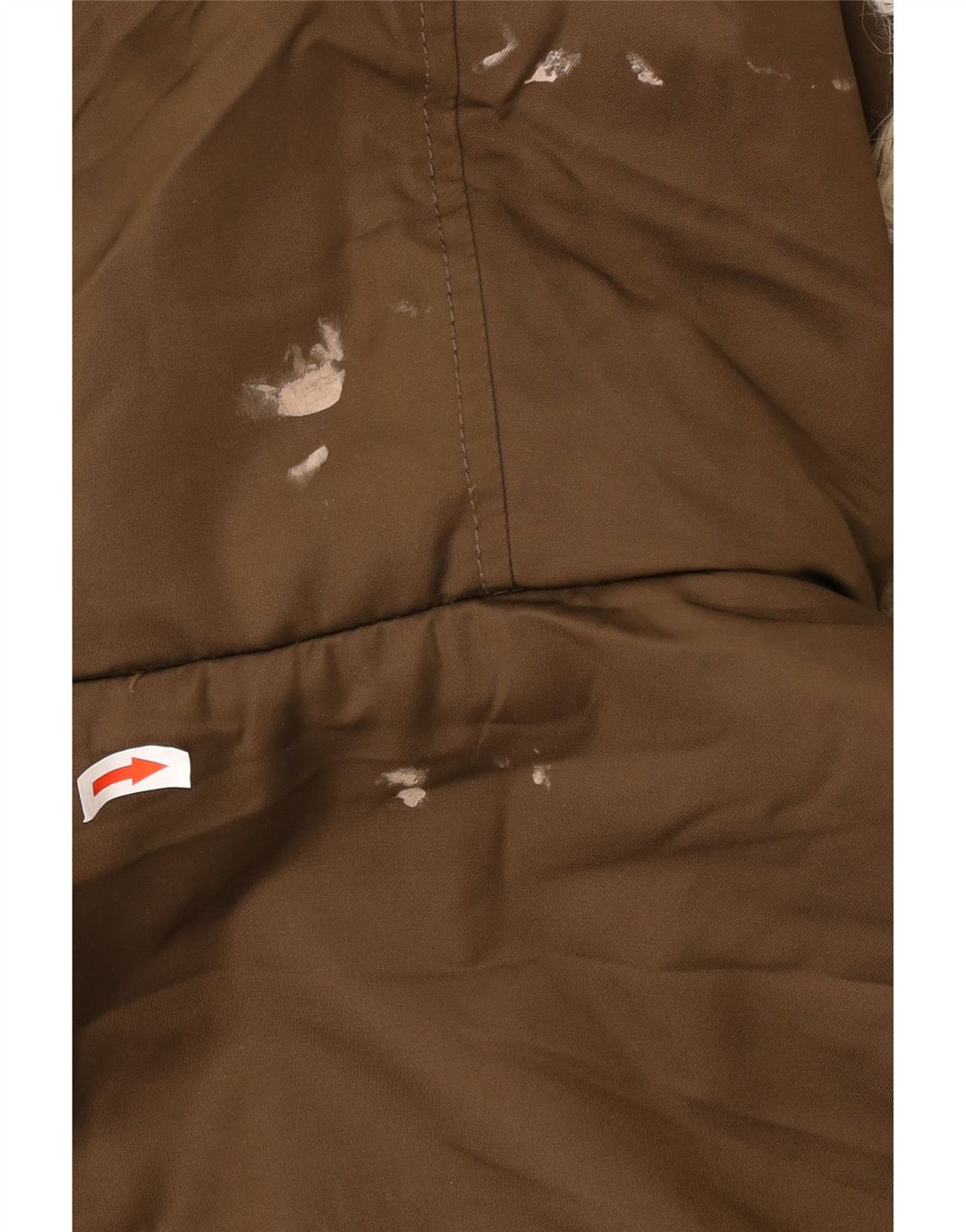 Zara Womens Trafaluc Oversize Sherpa Parka Veste UK 10 Petit Marron