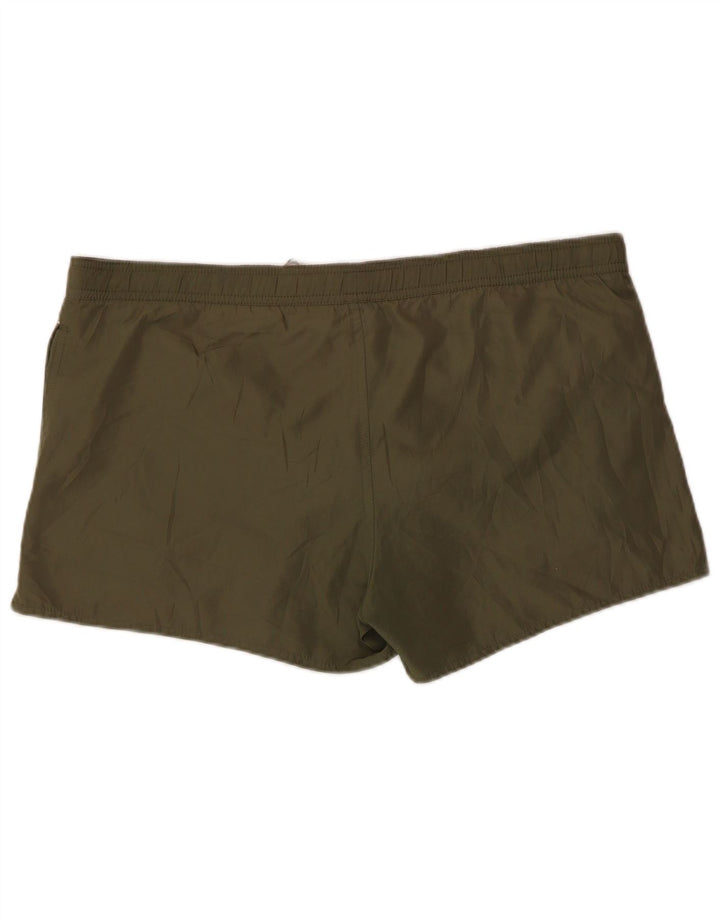 Diesel Short de Bain Homme XL Kaki Rayé Polyester