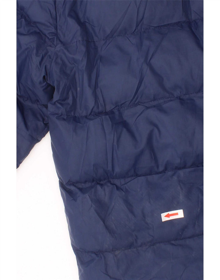 Timberland Veste matelassée à capuche garçon 7-8 ans Bleu Polyester