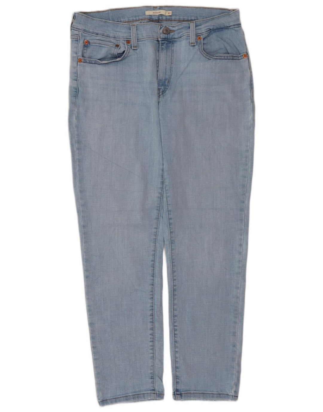 LEVI'S Jean Slim Boyfriend Femme W30 L27 Bleu Coton