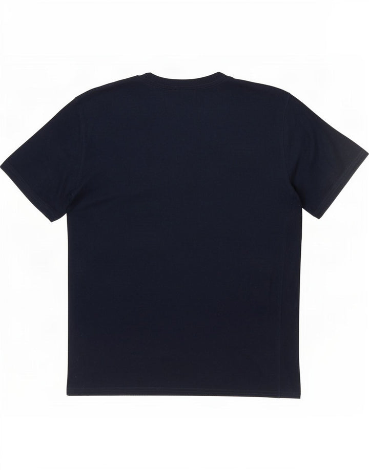 Nike Hommes Dri Fit T-Shirt Haut Petit Bleu Marine Polyester