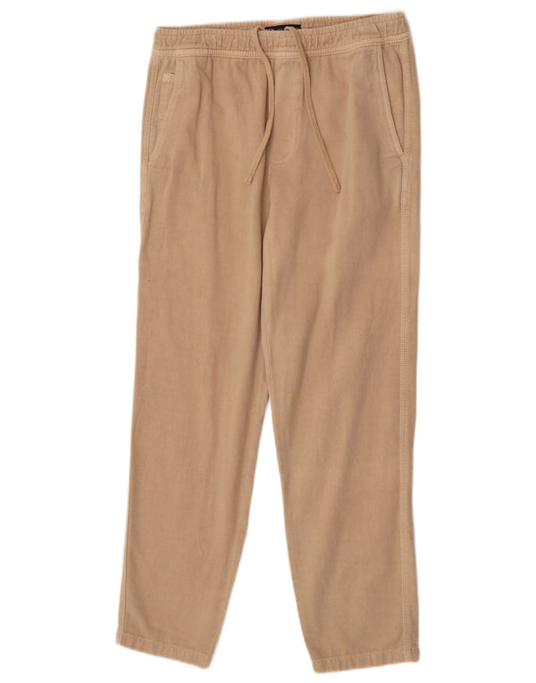 Zara Pantalon Cargo Droit Homme Moyen W31 L30 Beige Coton