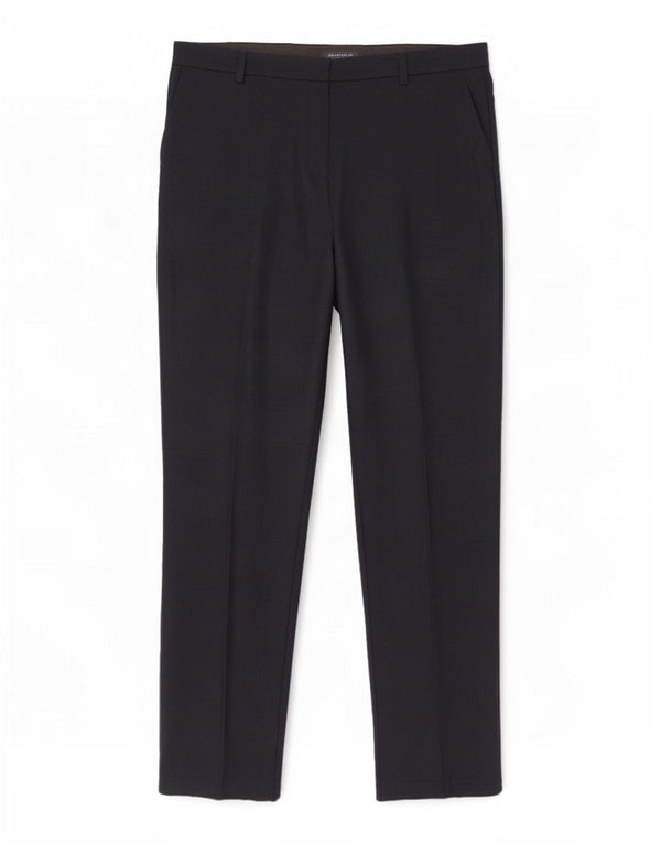 Marks & Spencer Pantalon chino taille haute pour femme UK 20 2XL W40 L32 Bleu marine