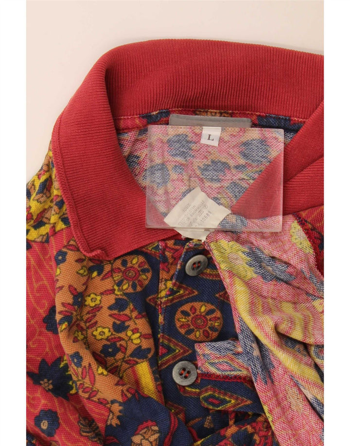 Kappa Polo Homme Large Coton Floral Multicolore