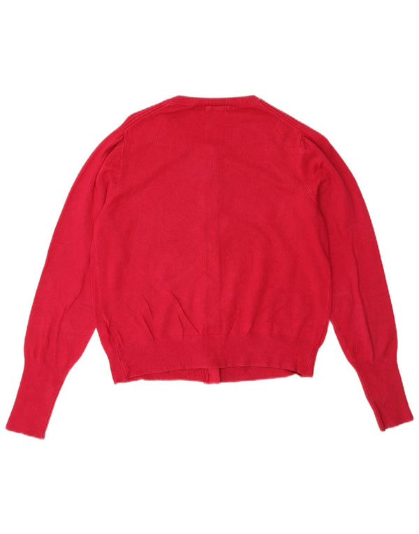 Marks & Spencer Pull cardigan court pour femme UK 10 Petite viscose rose