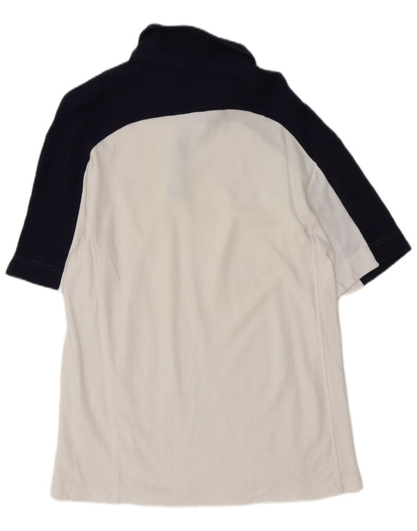 Fila Polo Homme Petit Blanc Colorblock Coton