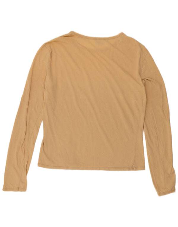 Murphy & Nye Haut à manches longues pour femme UK 18 XL Beige Coton