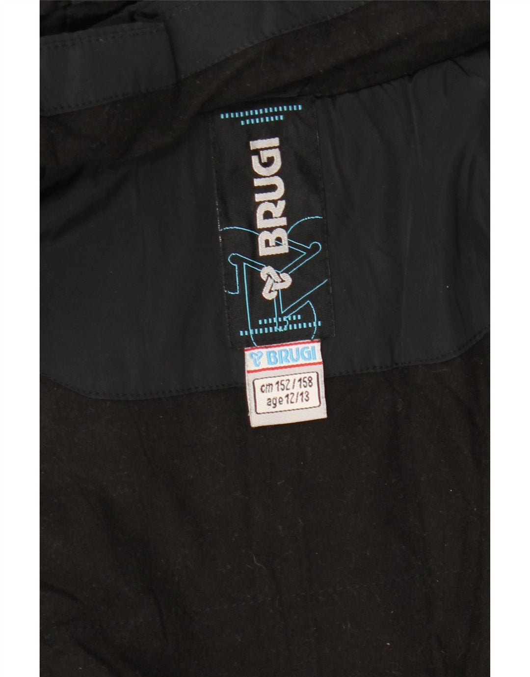 BRUGI Veste matelassée à capuche fille 12-13 ans Noir