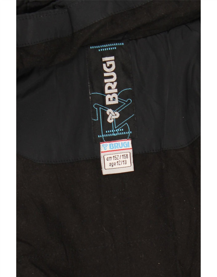 BRUGI Veste matelassée à capuche fille 12-13 ans Noir