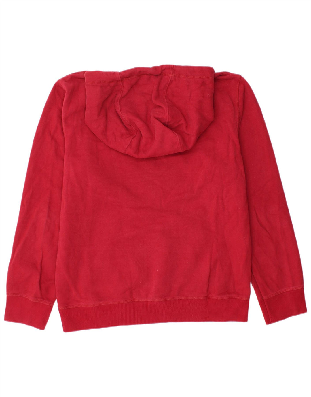 Crew Clothing Pull à capuche pour homme en coton rouge moyen