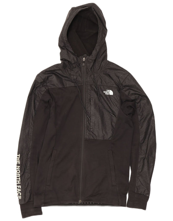 The North Face Pull à capuche zippé graphique pour hommes XS Noir Polyester géométrique