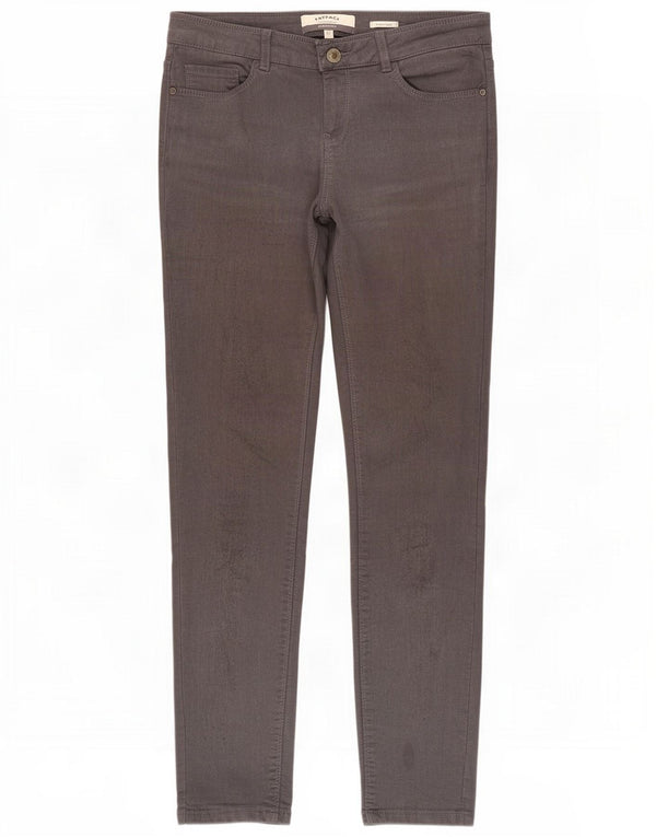 Fat Face Womens Skinny Jeans UK 12 medium W30 L28 Gris Coton