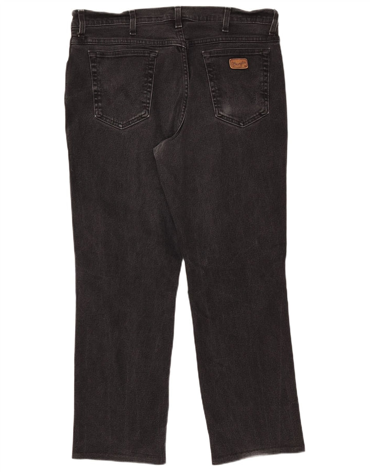 Wrangler Jean droit Texas W38 L28 pour homme en coton noir