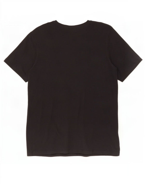 Nike Mens Athletic Cut Graphic T-Shirt Top Grand Noir Coton