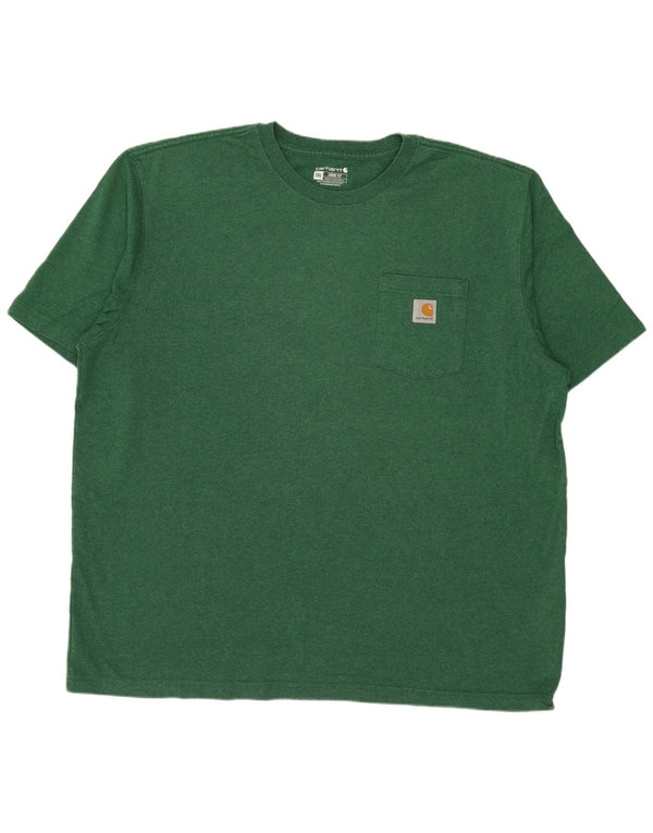 Carhartt T-shirt coupe ample pour homme en coton vert 2XL