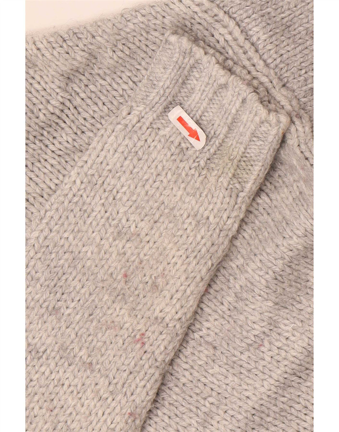 Marks & Spencer Pull surdimensionné à col rond pour femme UK 10 Petit Gris
