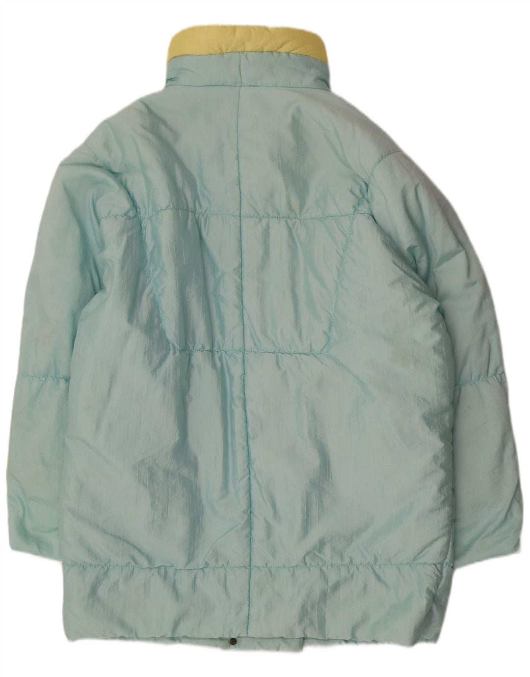 Skila Manteau matelassé surdimensionné pour femme EU 38 Bleu moyen Polyamide