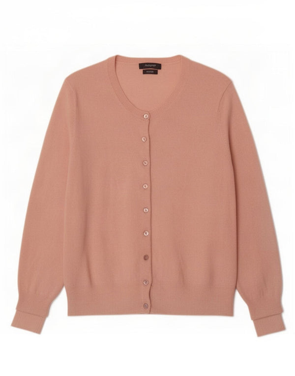 Marks & Spencer Pull Cardigan Autograph pour Femme UK 18 XL Cachemire Rose