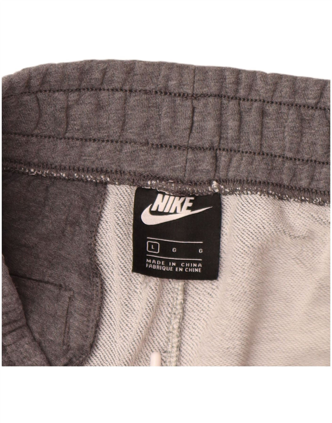 NIKE Short de sport pour hommes en coton color block grand gris