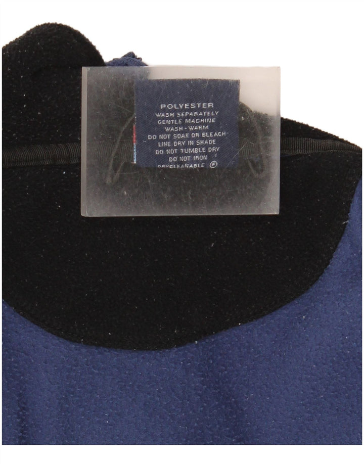 Marks & Spencer Pull Polaire Blue Harbor Zip Neck Homme Bleu Marine Moyen