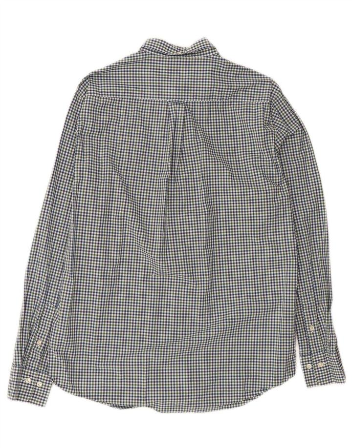 GANT Mens Regular Fit Shirt Size 39/40 15 3/4 Medium Green Gingham Cotton Vintage Gant and Second-Hand Gant from Messina Hembry 