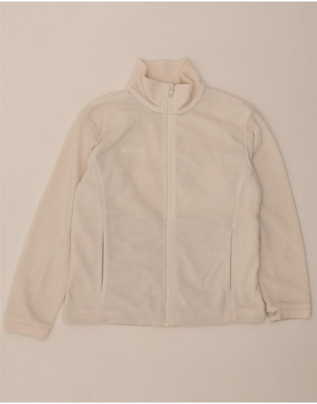 Columbia Veste Polaire Liner Femme UK 14 Medium Blanc Polyester