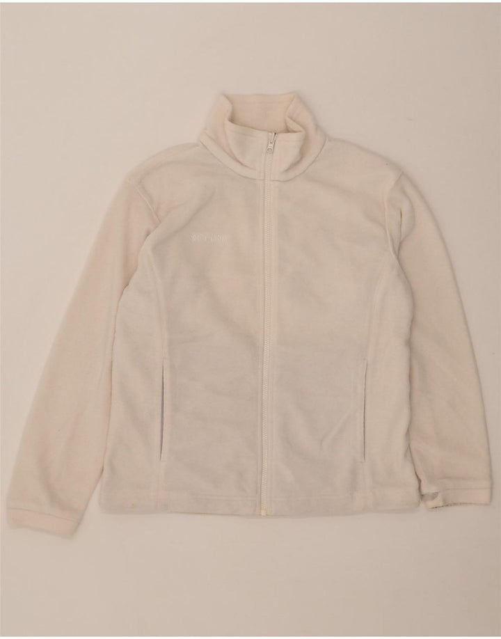 Columbia Veste Polaire Liner Femme UK 14 Medium Blanc Polyester
