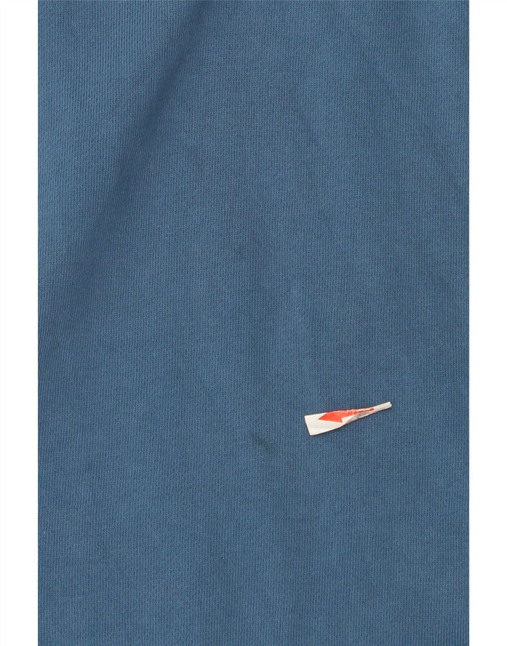 Saltrock Sweat-shirt à col zippé pour homme en coton bleu Taille L