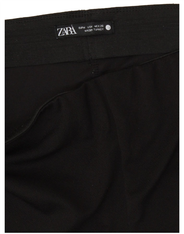 Zara Pantalon décontracté Bootcut Femme Moyen W28 L28 Noir Polyester