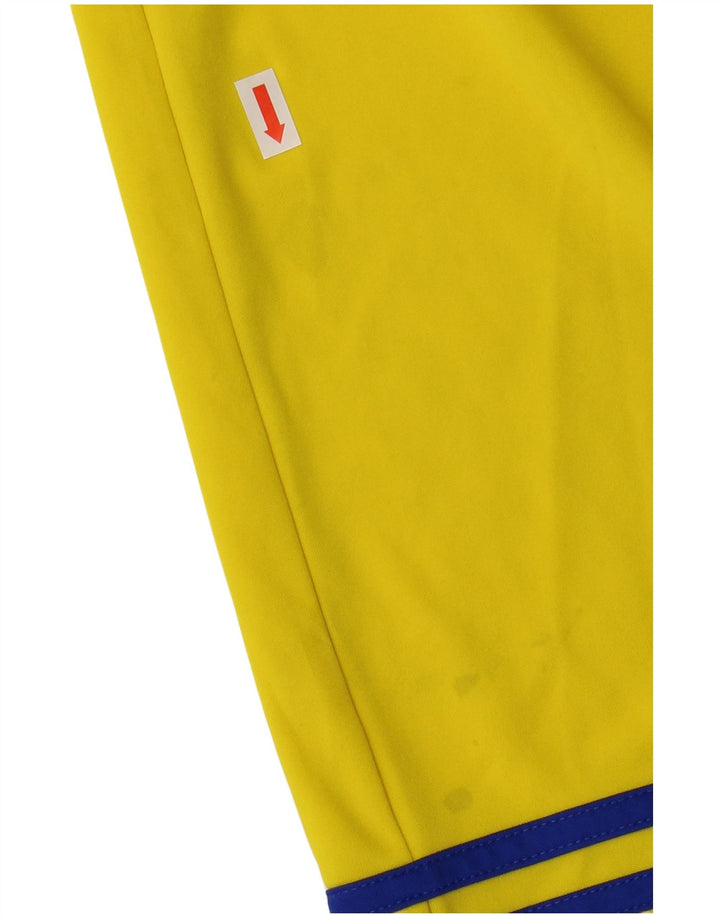 Adidas Short de sport Climalite pour homme, grand jaune, polyester