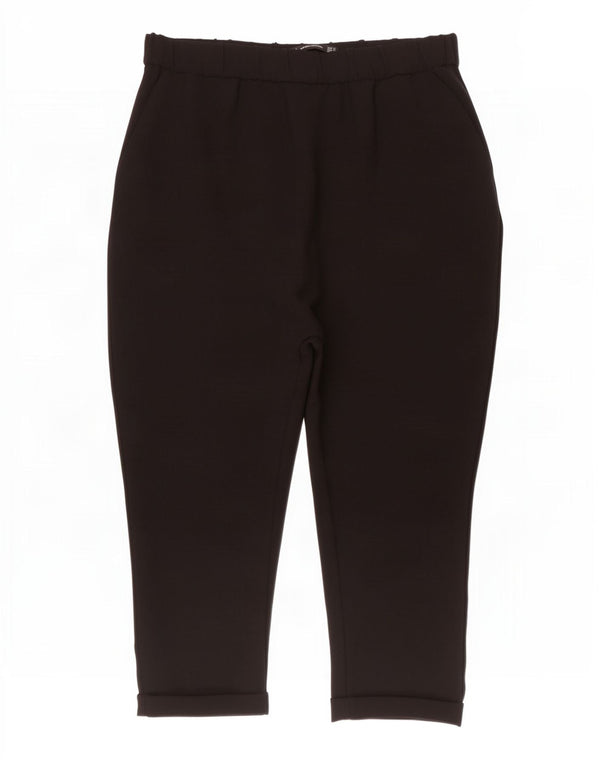 Zara Femme Trafaluc Capri Pantalon Moyen W28 L19 Noir