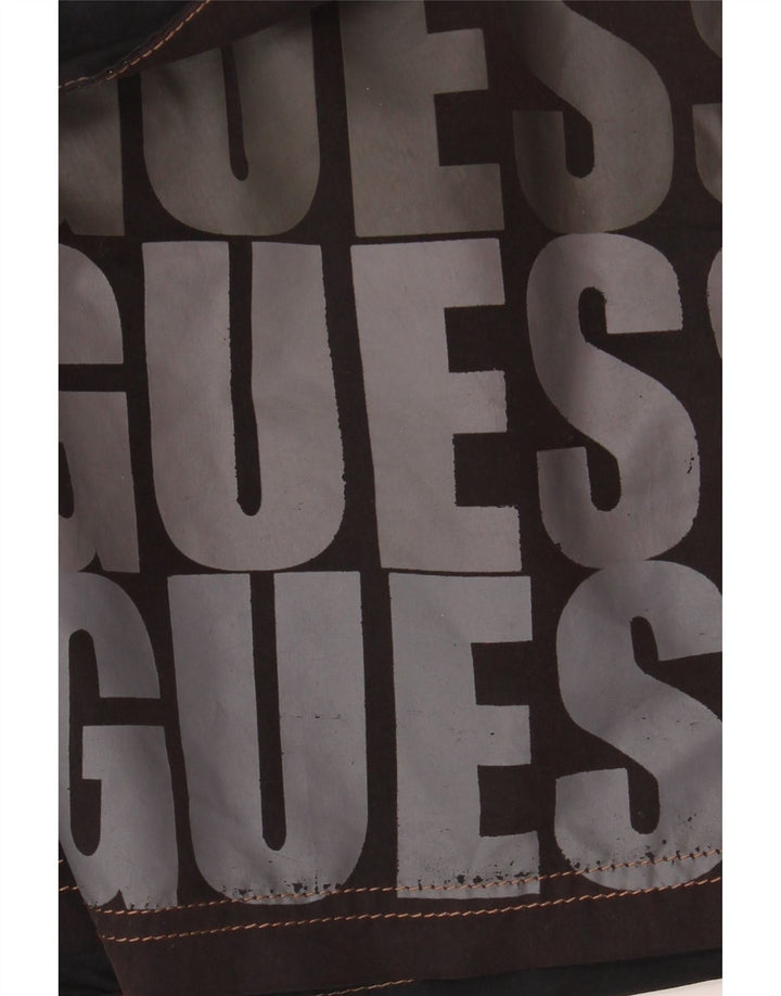 Guess Short de Bain Graphique Homme 2XL Noir Polyester