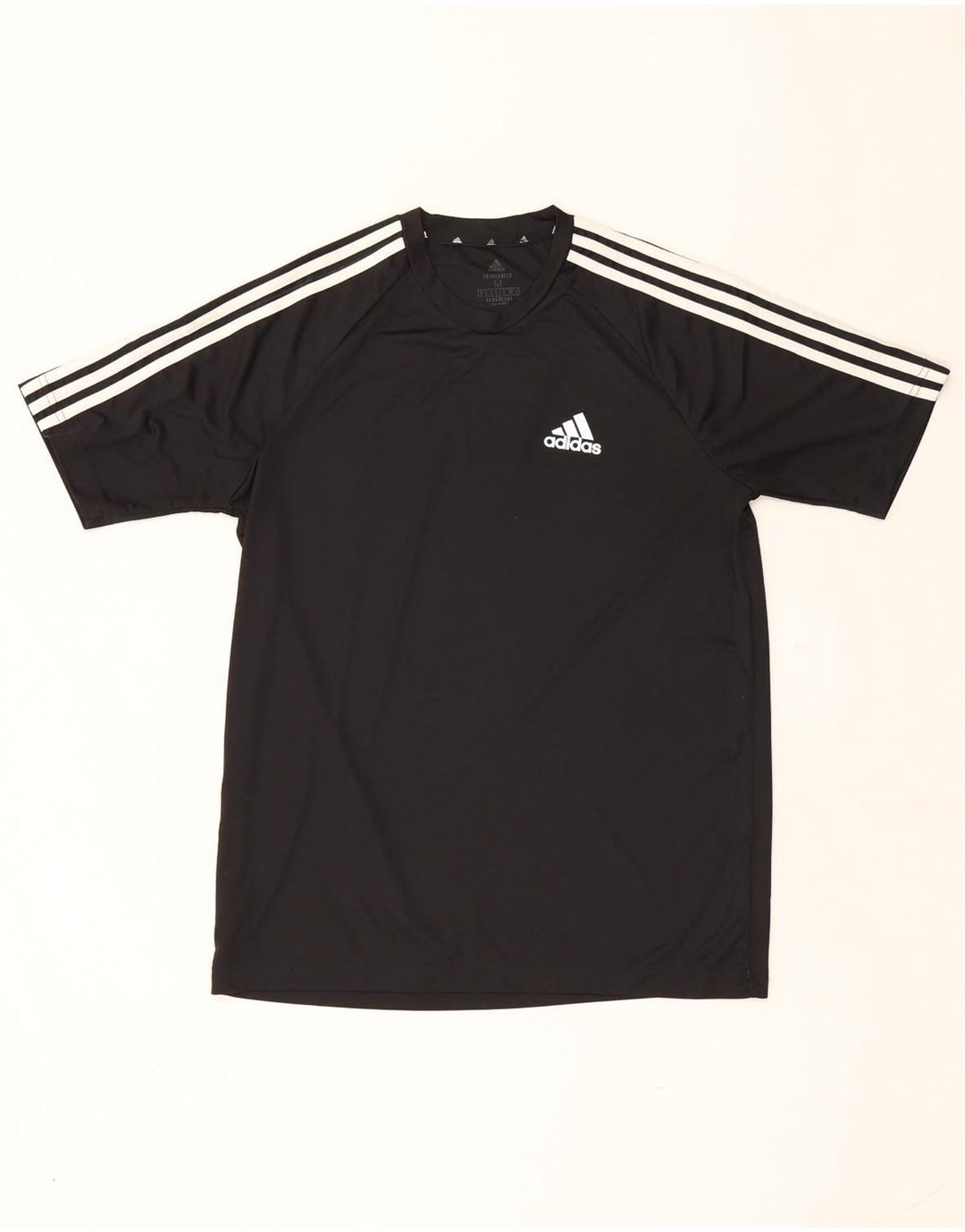 Adidas Hommes Aeroready T-Shirt Top Noir Moyen Polyester
