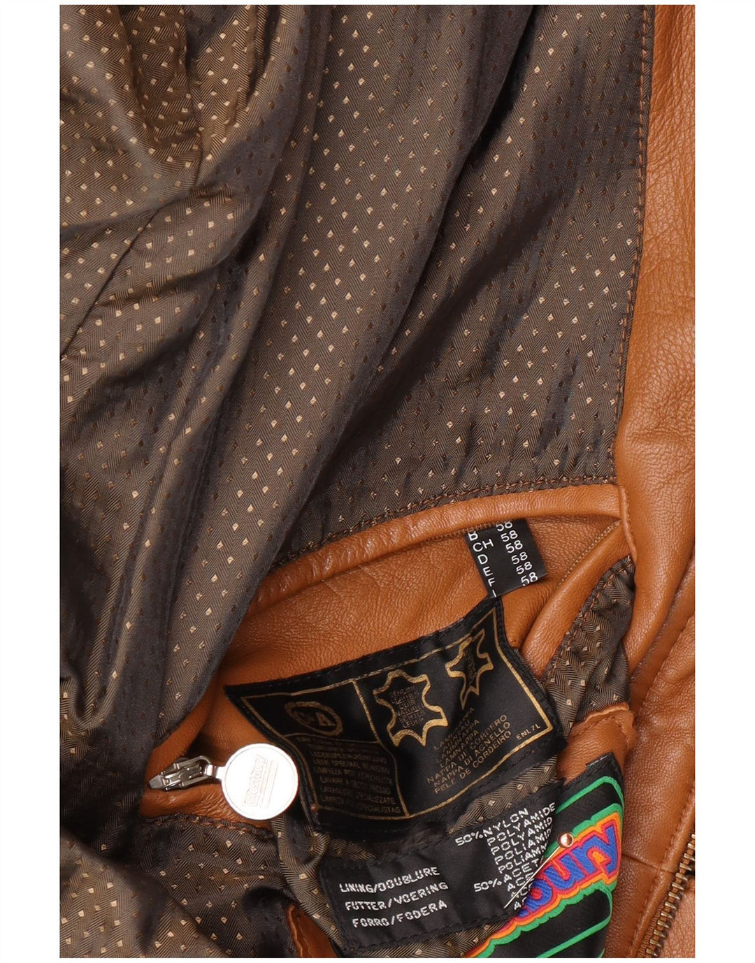 WESTBURY Veste en cuir pour homme EU 58 2XL Cuir marron