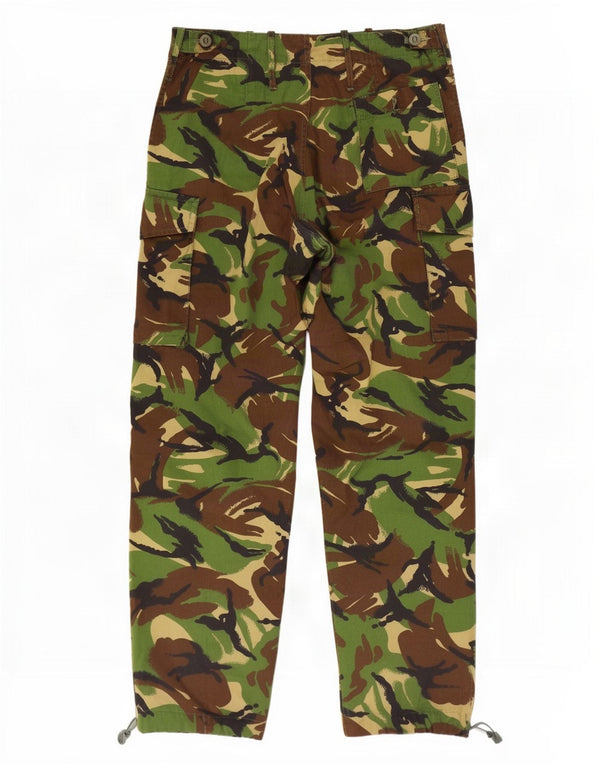 Pantalon Cargo Droit Homme Vintage W32 L31 Camouflage Vert