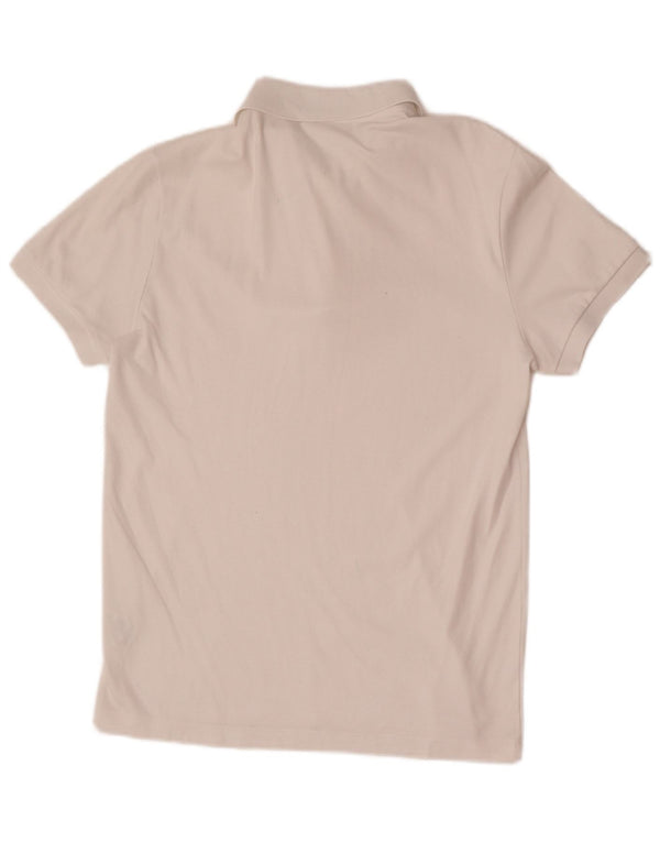 Lacoste Polo coupe classique pour homme Taille 3 Petit coton blanc
