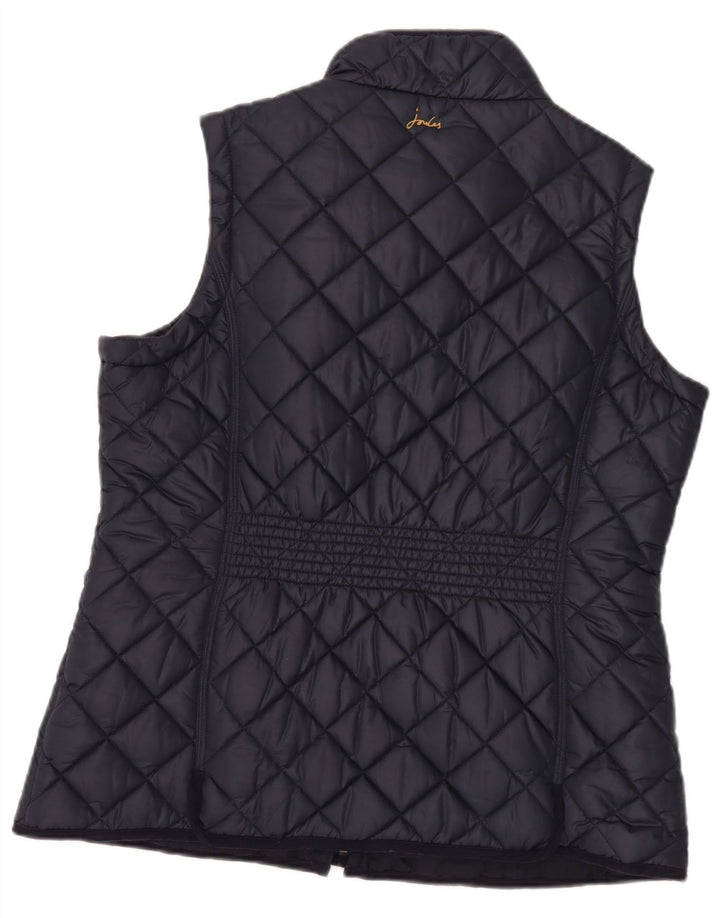 Joules Gilet matelassé pour femme UK 18 XL Bleu marine Polyester