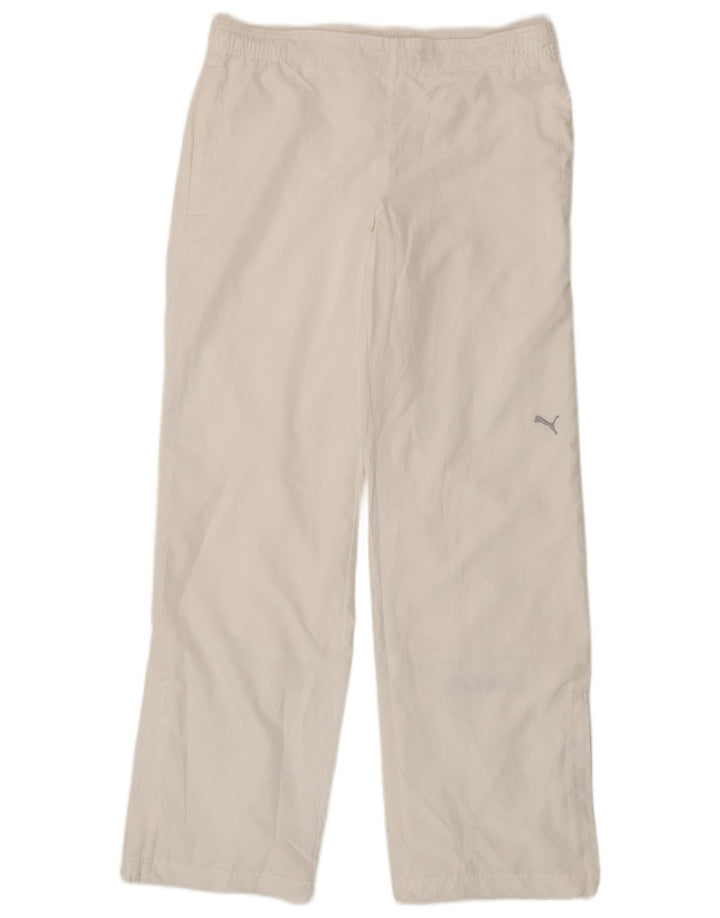 Puma Pantalon de survêtement pour femme UK 14 Large Blanc