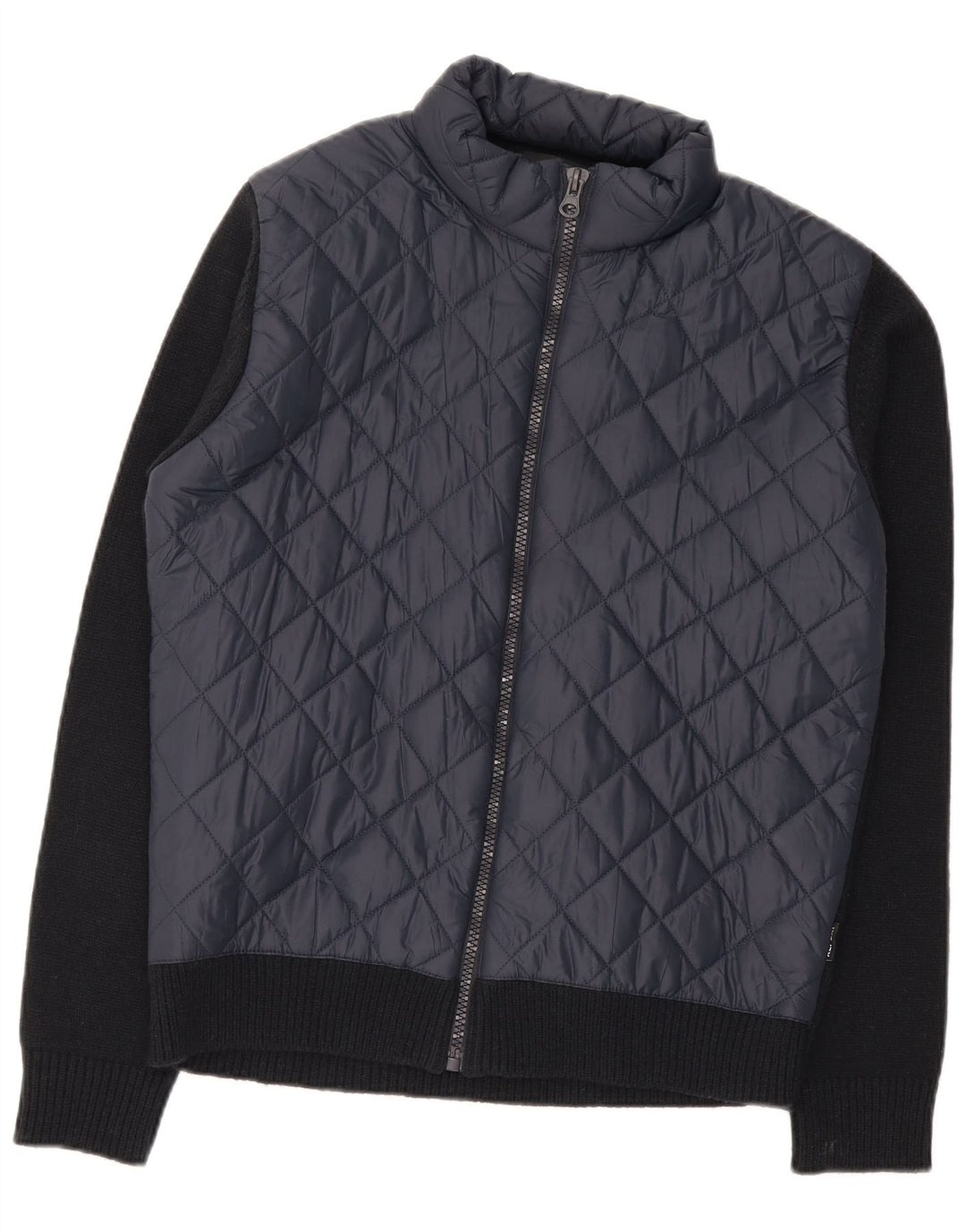 Replay Cardigan Homme Pull Large Bleu Marine Acrylique