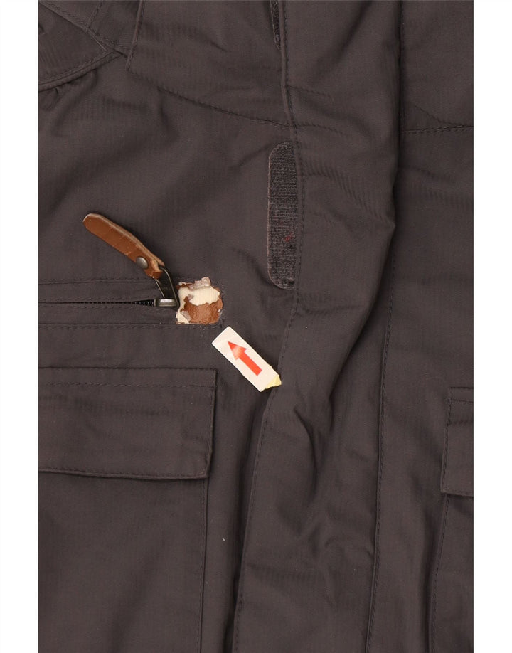 ANIMAL Veste coupe-vent à capuche pour femme UK 8 Small Gris Polyamide