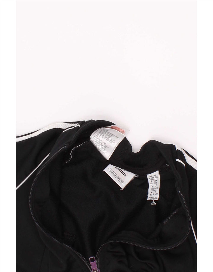 Adidas Veste de survêtement pour bébé garçon 9-12 mois Noir Polyester