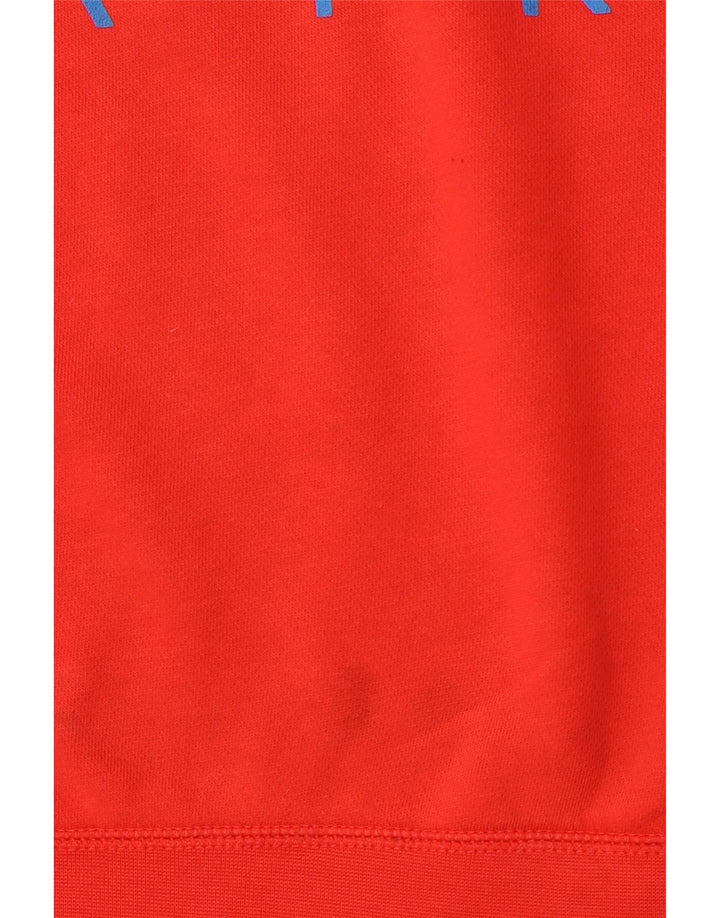 Nike Sweat-shirt graphique pour homme en coton rouge Taille S