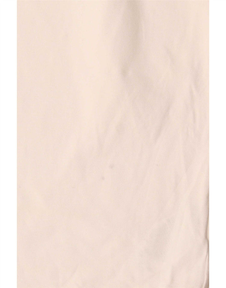Trussardi Jeans Polo Homme Blanc Moyen Coton
