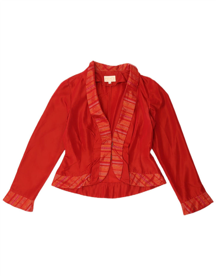 Fox's Ensemble 3 pièces pour femme EU 36 Small W30 Rouge Floral Acétate Moderne