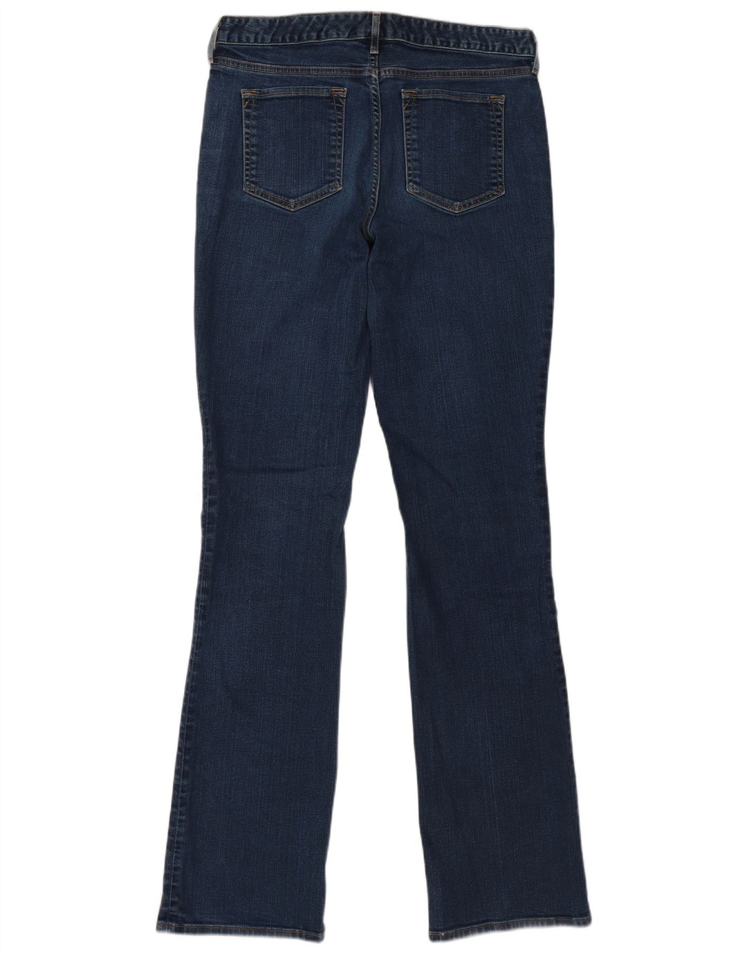 EDDIE BAUER Jean bootcut courbé pour femme US 10 Large W32 L35 Bleu Coton