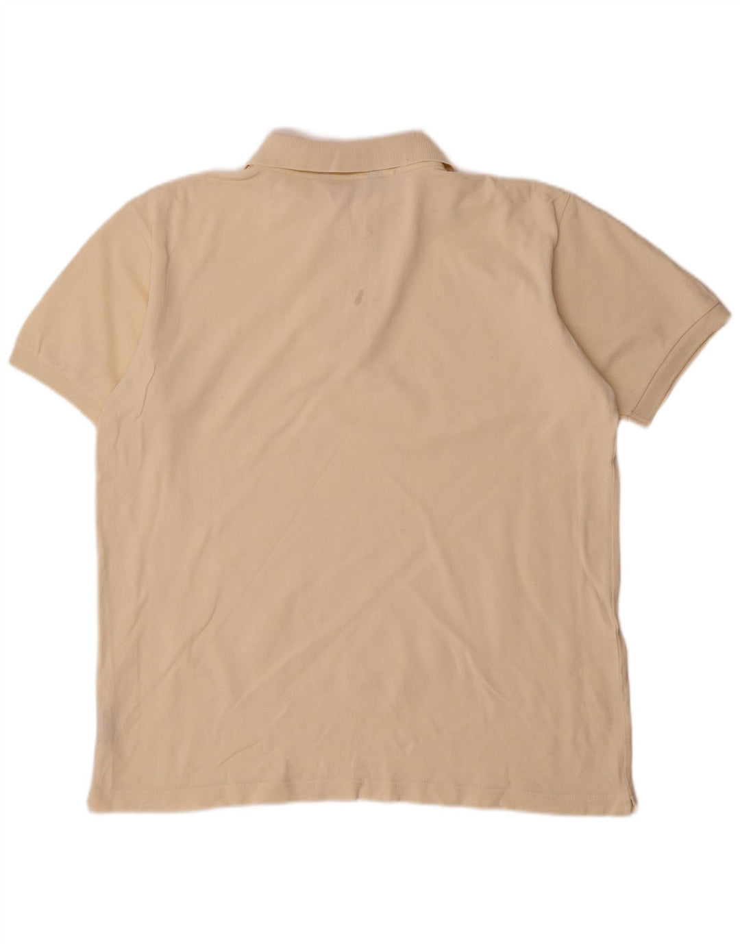 Kappa Polo Homme Large Blanc Cassé Coton