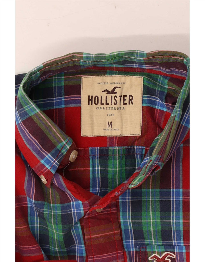 Hollister Chemise Homme Rouge Moyen Carreaux