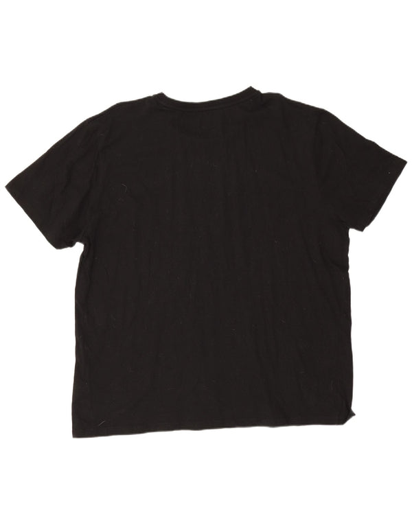Fila T-Shirt Homme Haut 3XL Noir Coton